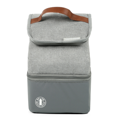 Arctic Zone® Heathered Eco Dual Compartment Hi-Top Lunch Pack | Arctic Zone